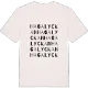 Hagalyckan ordlek t-shirt