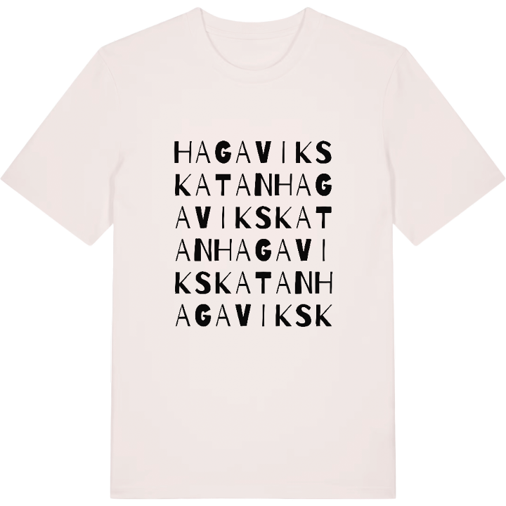 Hagavikskatan ordlek t-shirt – t-shirt från PinShirt