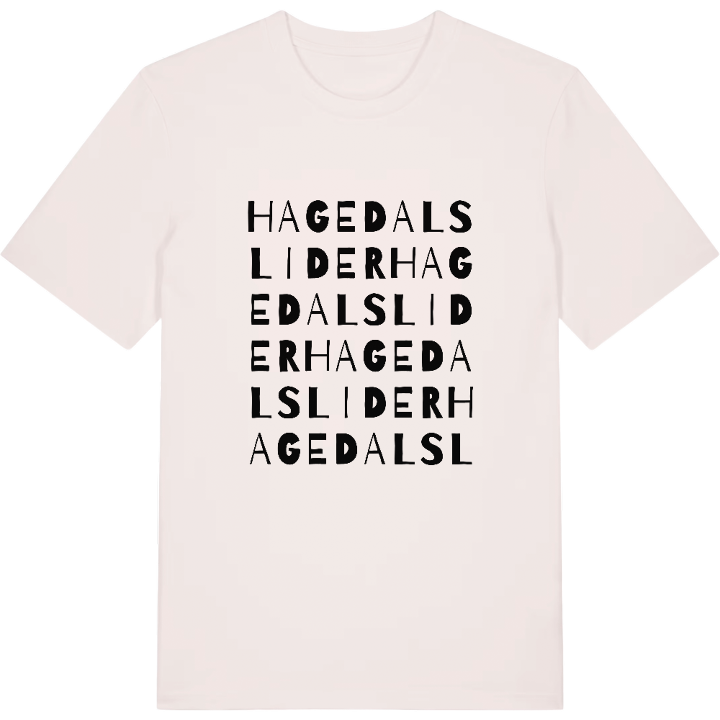 Hagedals lider ordlek t-shirt – t-shirt från PinShirt