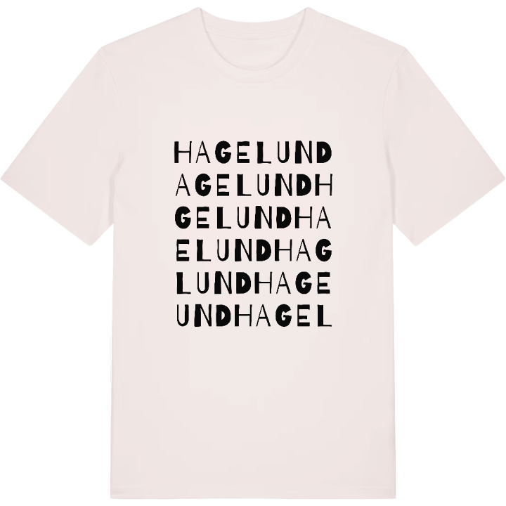 Hagelund ordlek t-shirt – t-shirt från PinShirt
