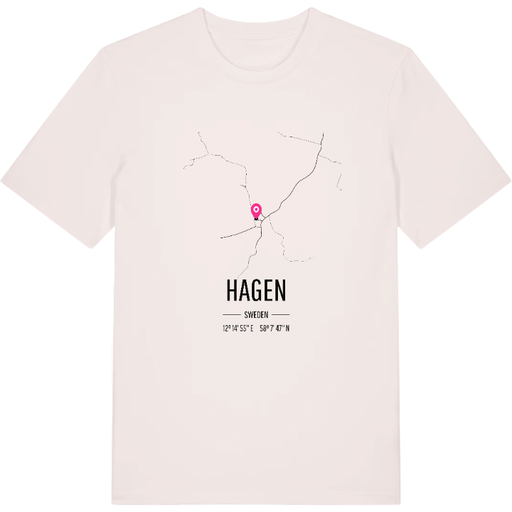 Hagen karta t-shirt – t-shirt från PinShirt