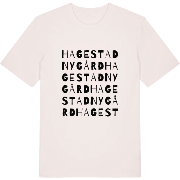 Hagestad Nygård ordlek t-shirt – t-shirt från PinShirt