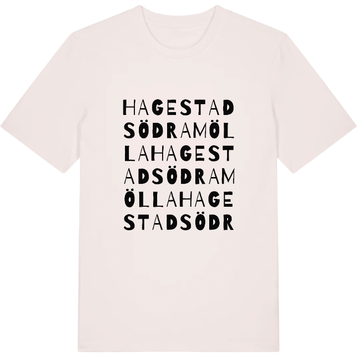 Hagestad södra mölla ordlek t-shirt – t-shirt från PinShirt