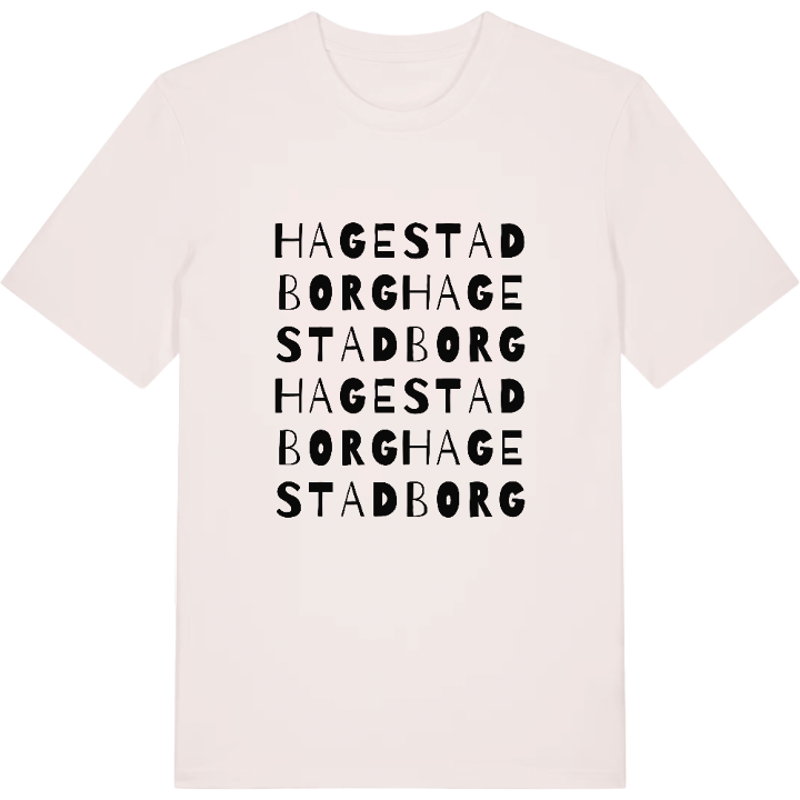 Hagestadborg ordlek t-shirt – t-shirt från PinShirt