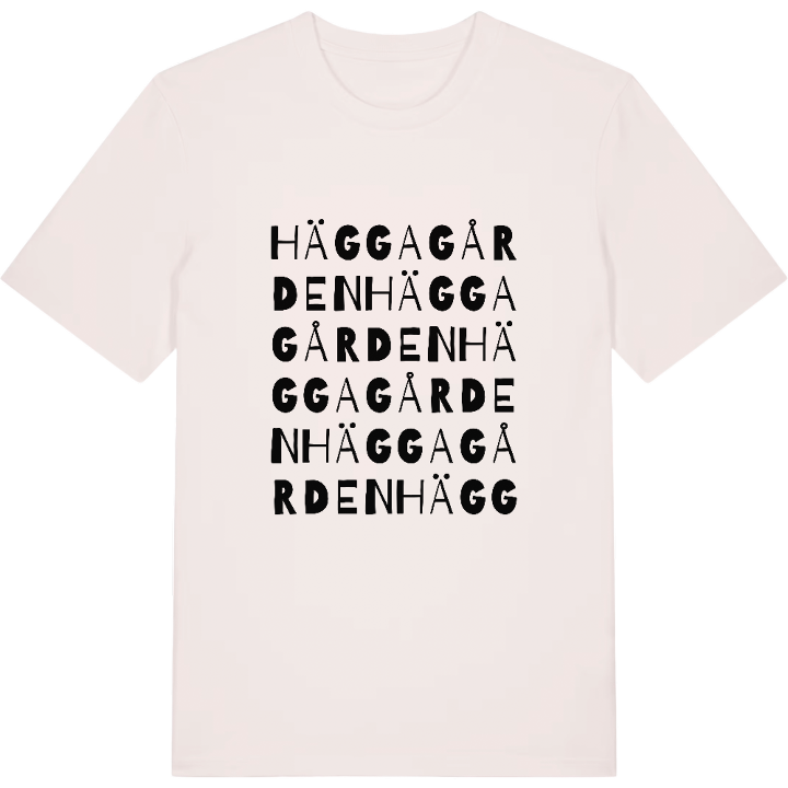 Häggagården ordlek t-shirt – t-shirt från PinShirt