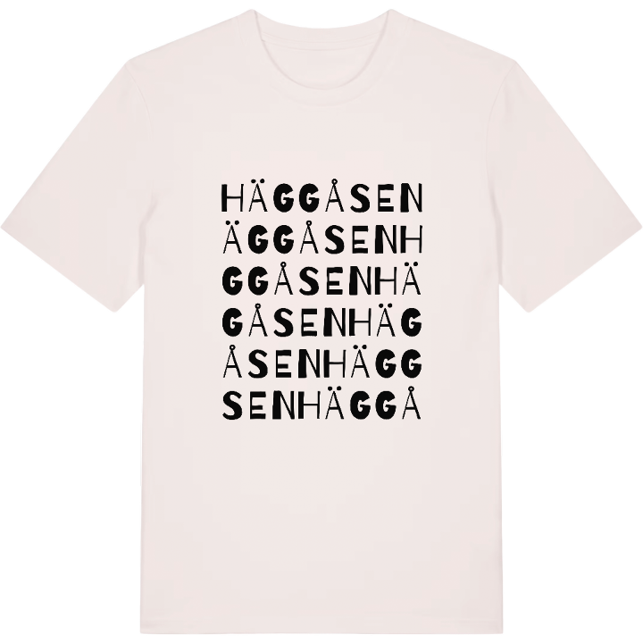 Häggåsen ordlek t-shirt – t-shirt från PinShirt