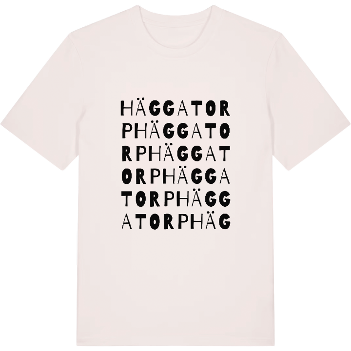 Häggatorp ordlek t-shirt – t-shirt från PinShirt
