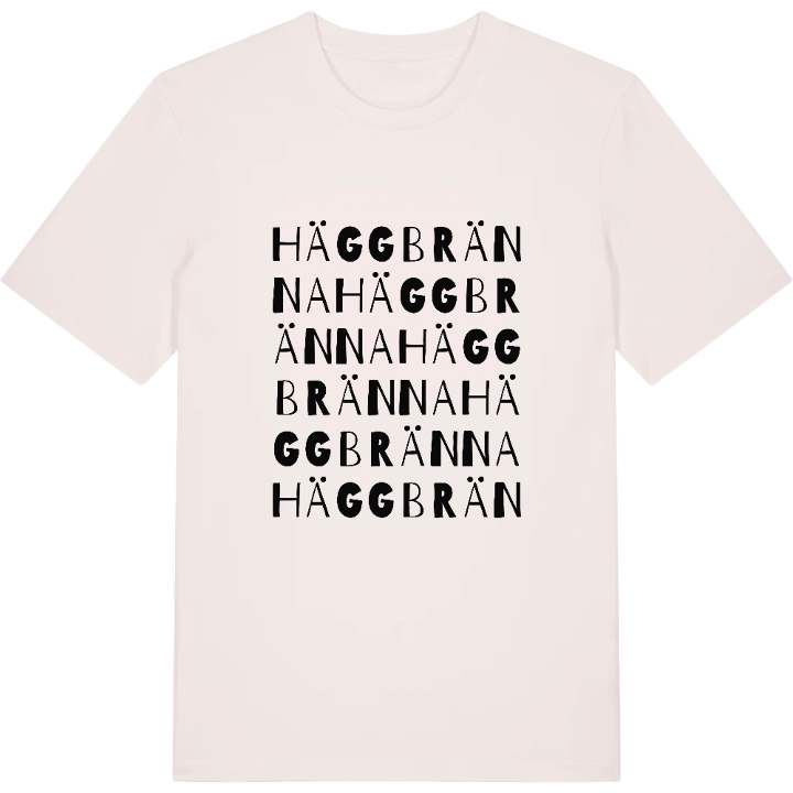 Häggbränna ordlek t-shirt – t-shirt från PinShirt