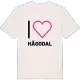 Jag älskar Häggdal t-shirt stort tryck