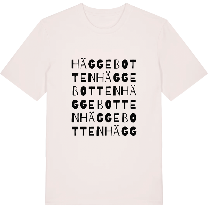 Häggebotten ordlek t-shirt – t-shirt från PinShirt