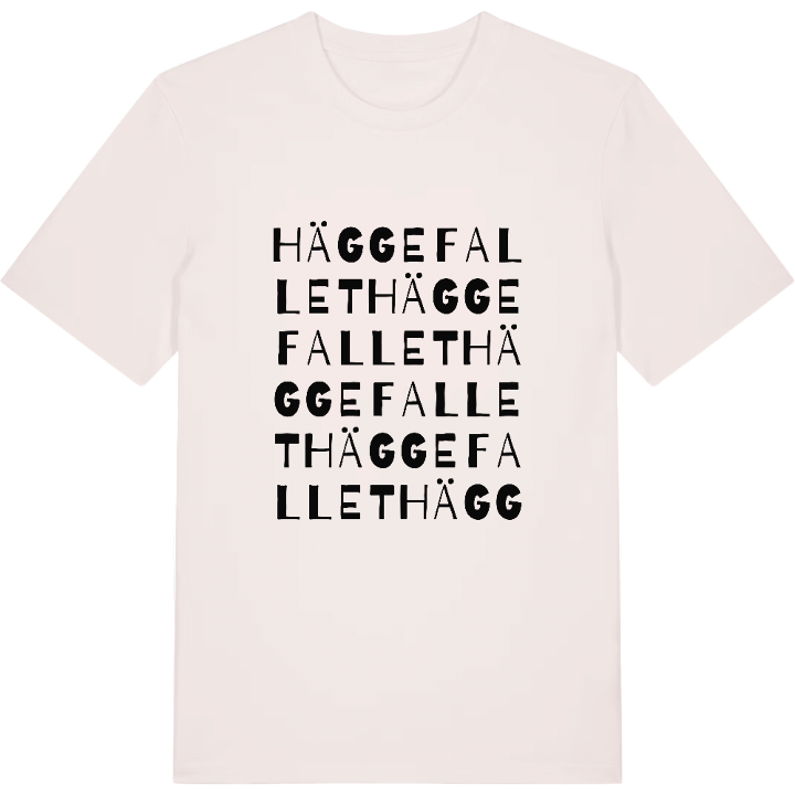 Häggefallet ordlek t-shirt – t-shirt från PinShirt