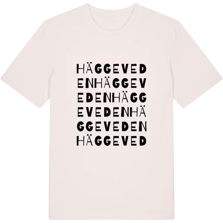 Häggeveden ordlek t-shirt – t-shirt från PinShirt