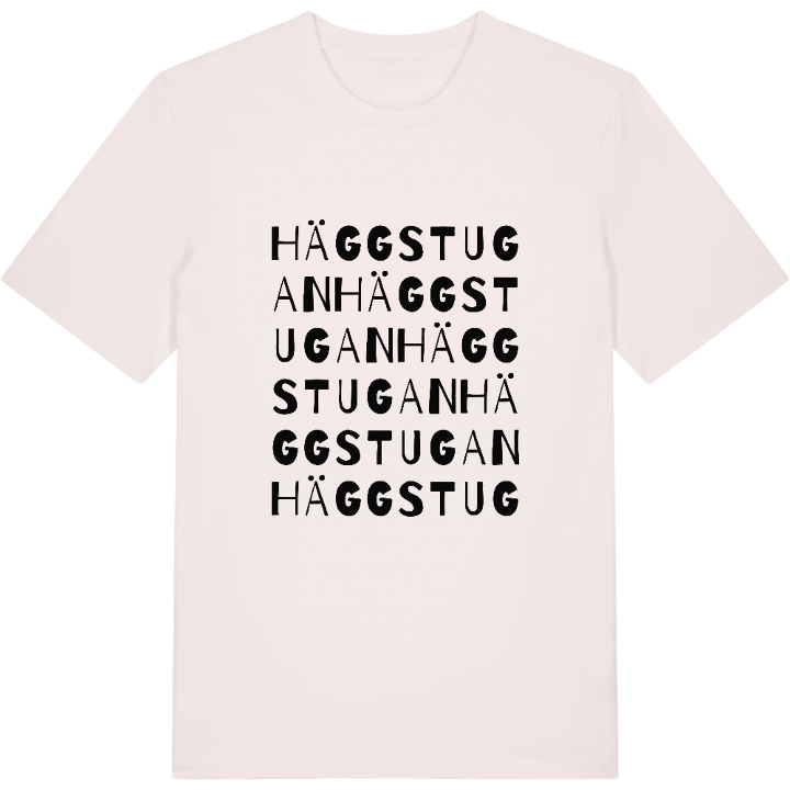 Häggstugan ordlek t-shirt – t-shirt från PinShirt