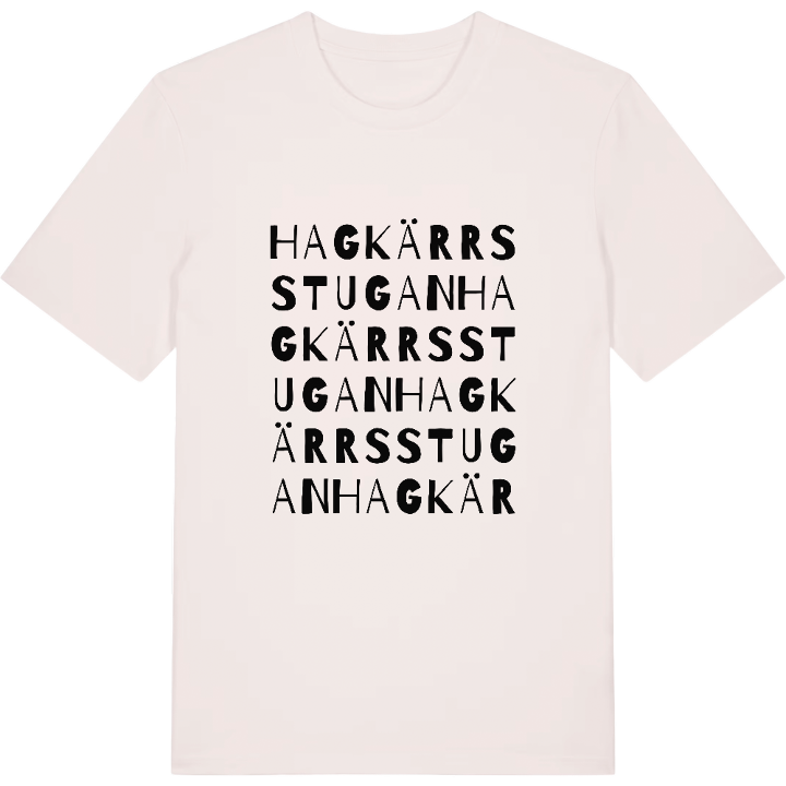 Hagkärrsstugan ordlek t-shirt – t-shirt från PinShirt