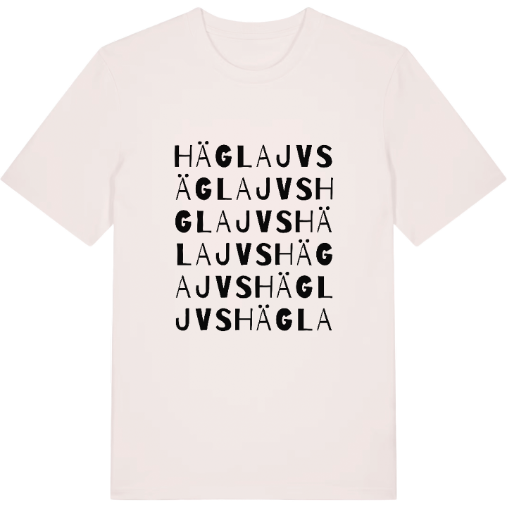 Häglajvs ordlek t-shirt – t-shirt från PinShirt