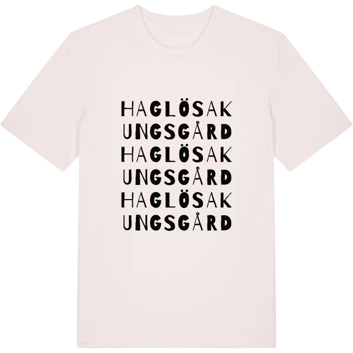 Haglösa kungsgård ordlek t-shirt – t-shirt från PinShirt
