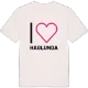 Jag älskar Haglunda t-shirt stort tryck