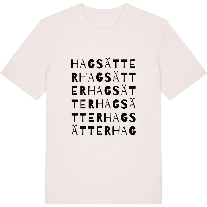 Hagsätter ordlek t-shirt – t-shirt från PinShirt