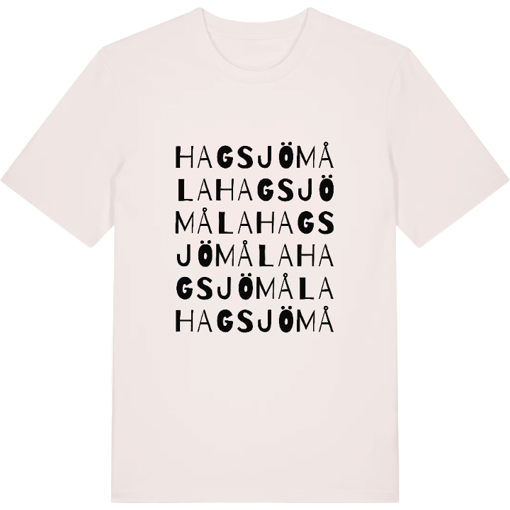 Hagsjömåla ordlek t-shirt – t-shirt från PinShirt