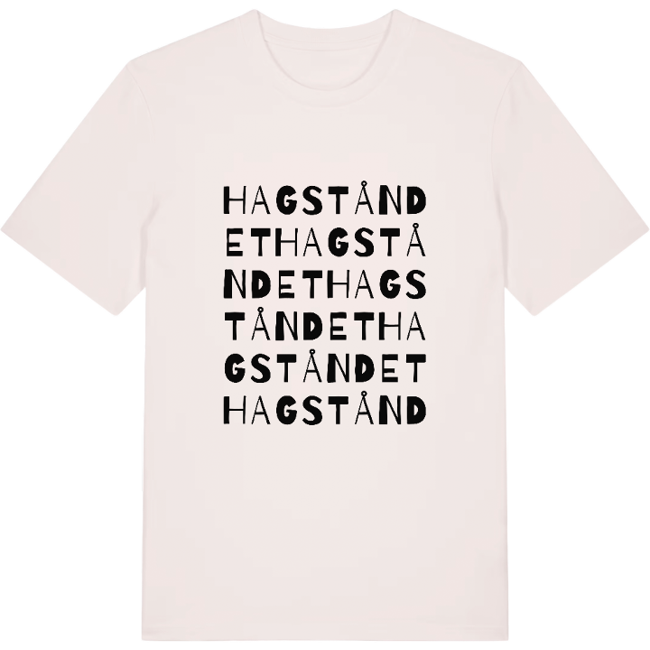 Hagståndet ordlek t-shirt – t-shirt från PinShirt