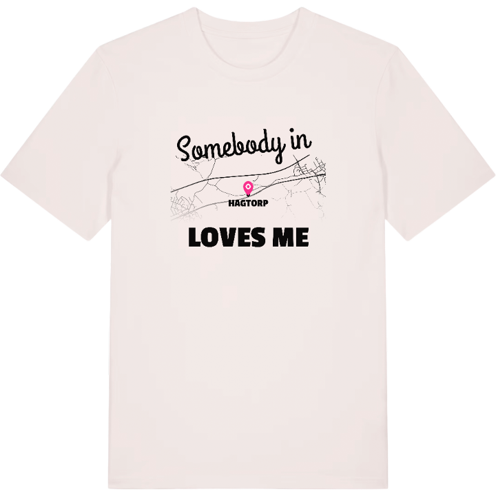 Någon i Hagtorp älskar mig t-shirt – t-shirt från PinShirt