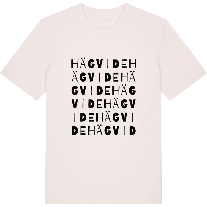 Hägvide ordlek t-shirt – t-shirt från PinShirt