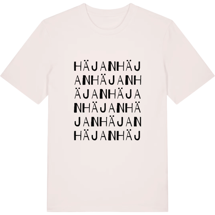 Häjan ordlek t-shirt – t-shirt från PinShirt