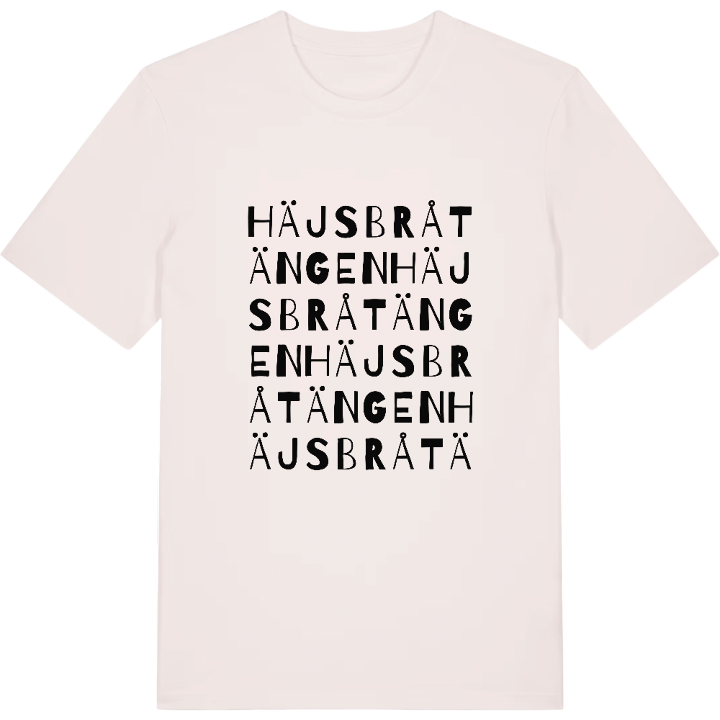 Häjsbråtängen ordlek t-shirt – t-shirt från PinShirt