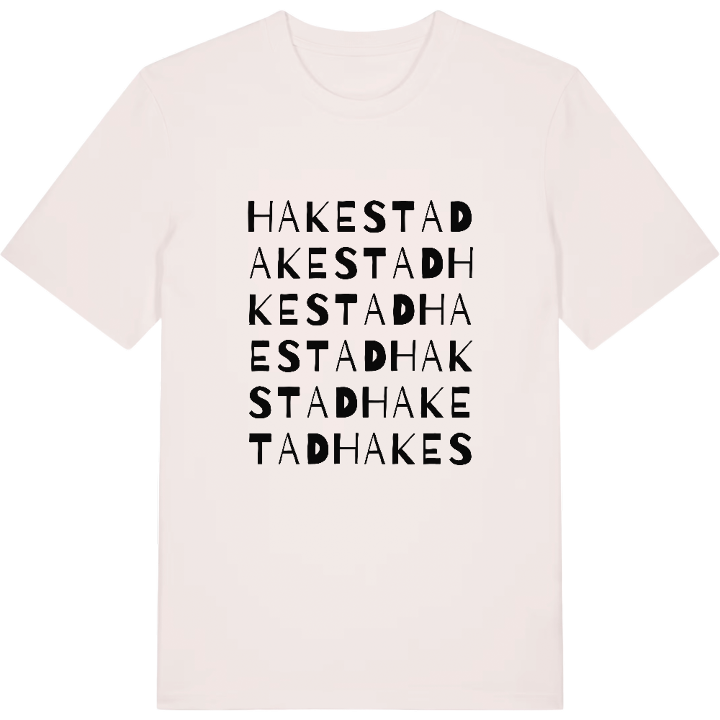 Hakestad ordlek t-shirt – t-shirt från PinShirt
