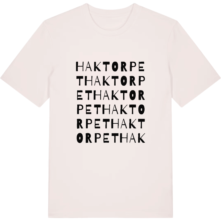 Haktorpet ordlek t-shirt – t-shirt från PinShirt