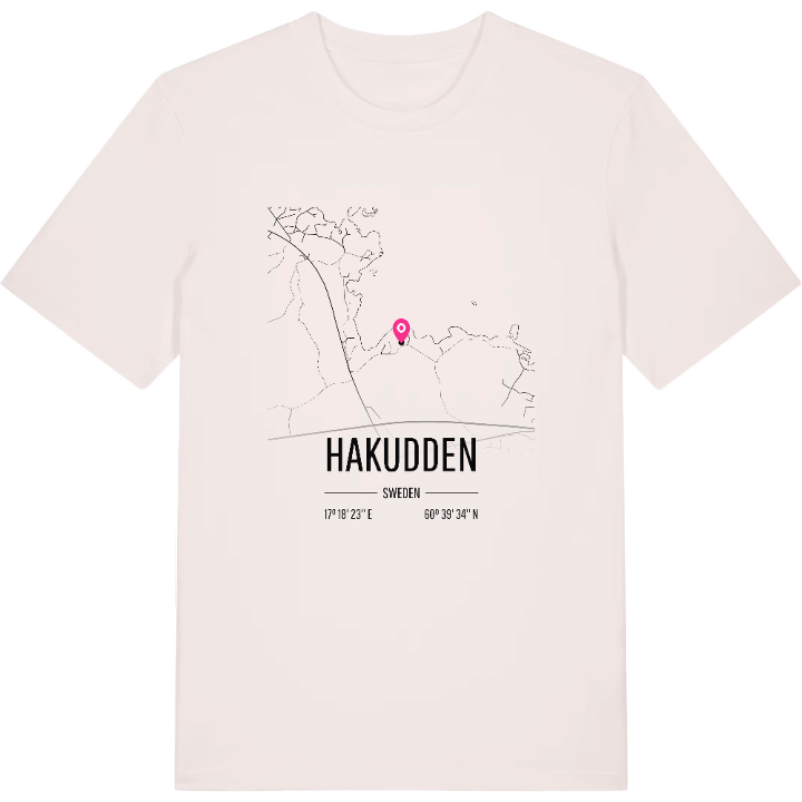 Hakudden karta t-shirt – t-shirt från PinShirt