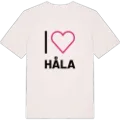 Jag älskar Håla t-shirt stort tryck