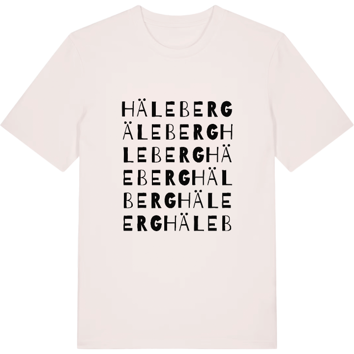 Häleberg ordlek t-shirt – t-shirt från PinShirt