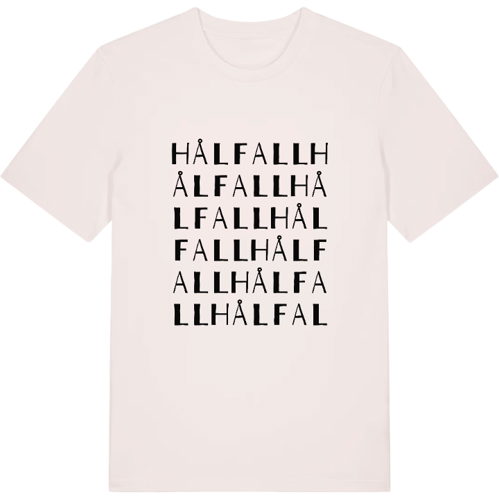 Hålfall ordlek t-shirt – t-shirt från PinShirt