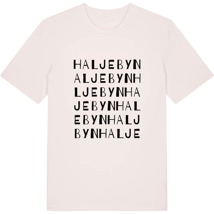 Haljebyn ordlek t-shirt – t-shirt från PinShirt