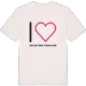 Jag älskar Halkapınar Mahallesi t-shirt stort tryck