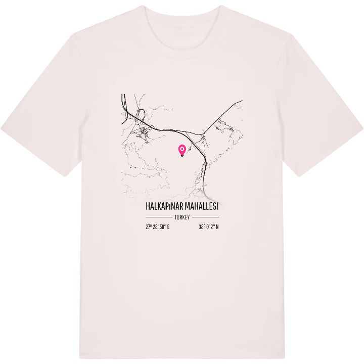 Halkapınar Mahallesi karta t-shirt – t-shirt från PinShirt