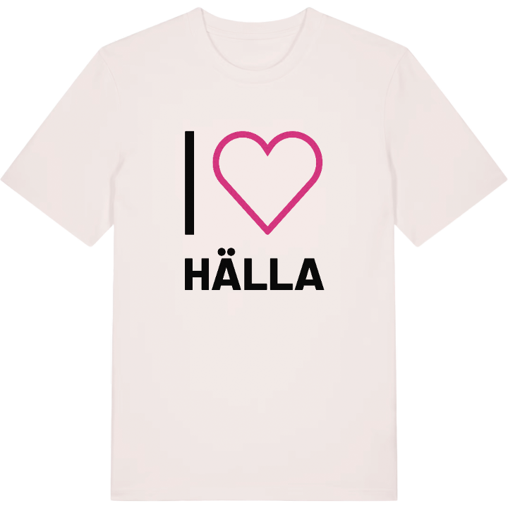Jag älskar Hälla t-shirt stort tryck – t-shirt från PinShirt