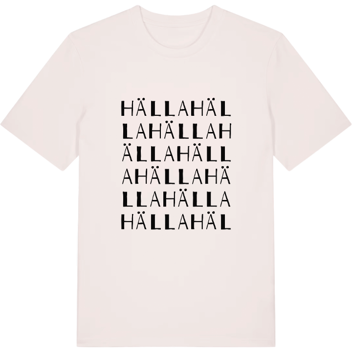 Hälla ordlek t-shirt – t-shirt från PinShirt