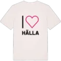 Jag älskar Hälla t-shirt stort tryck