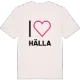 Jag älskar Hälla t-shirt stort tryck