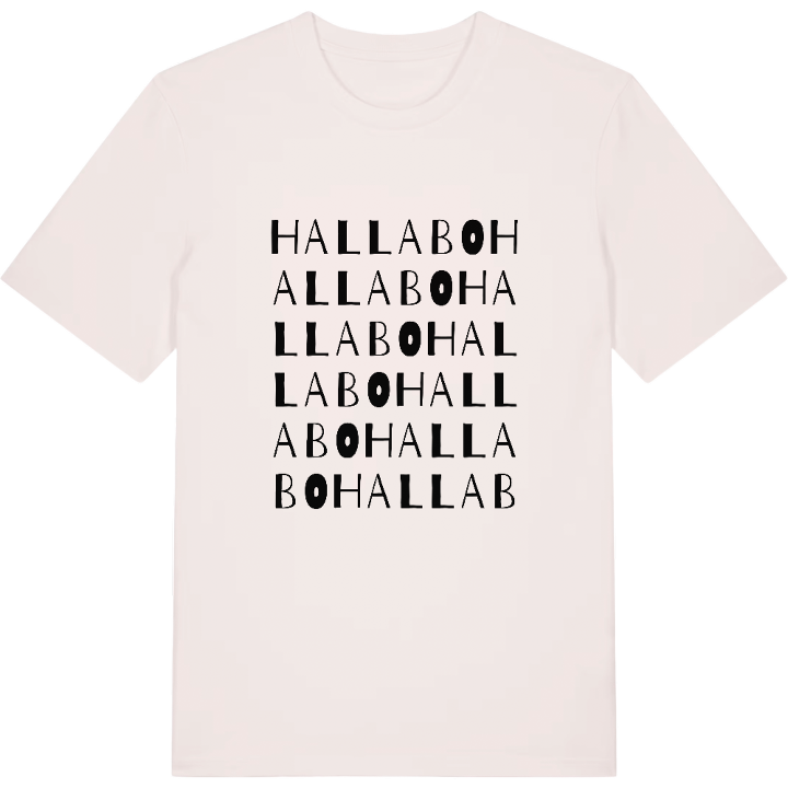 Hallabo ordlek t-shirt – t-shirt från PinShirt