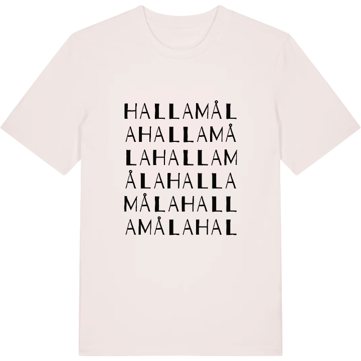 Hallamåla ordlek t-shirt – t-shirt från PinShirt