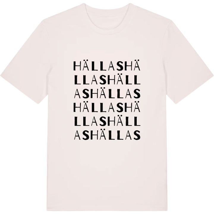 Hällas ordlek t-shirt – t-shirt från PinShirt