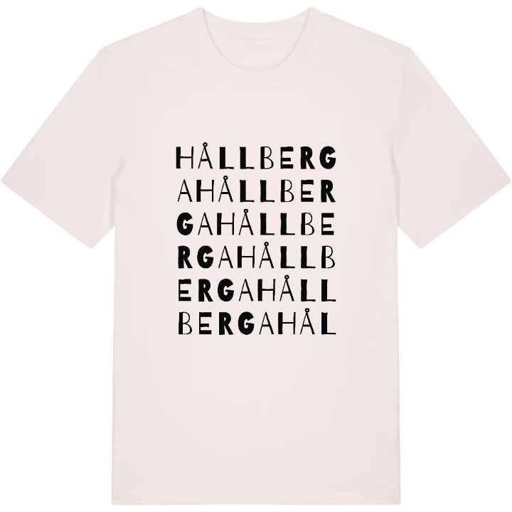 Hållberga ordlek t-shirt – t-shirt från PinShirt
