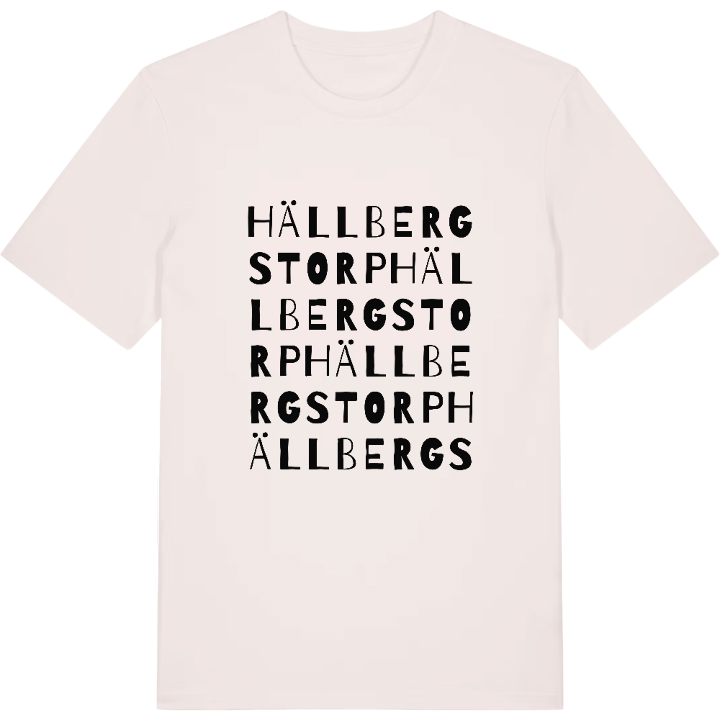 Hällbergstorp ordlek t-shirt – t-shirt från PinShirt
