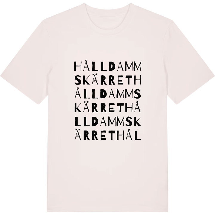 Hålldammskärret ordlek t-shirt – t-shirt från PinShirt