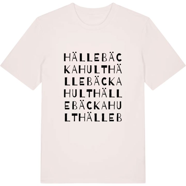 Hällebäckahult ordlek t-shirt – t-shirt från PinShirt