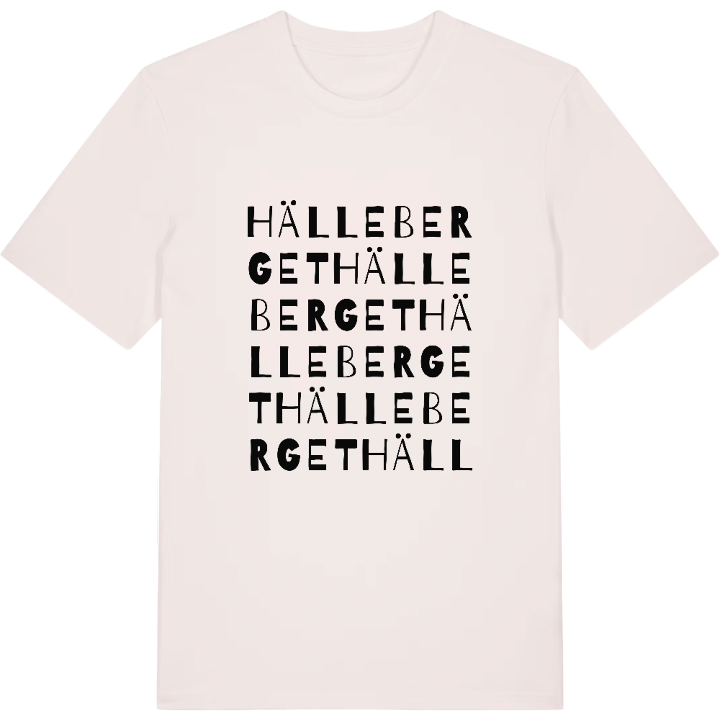 Hälleberget ordlek t-shirt – t-shirt från PinShirt