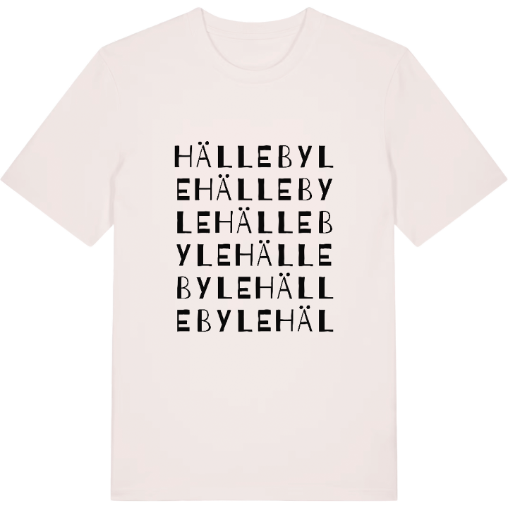 Hällebyle ordlek t-shirt – t-shirt från PinShirt